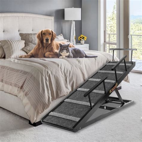 16 Practical Dog Ramps for High Beds (24” to 37” tall!) - Hey, Djangles.