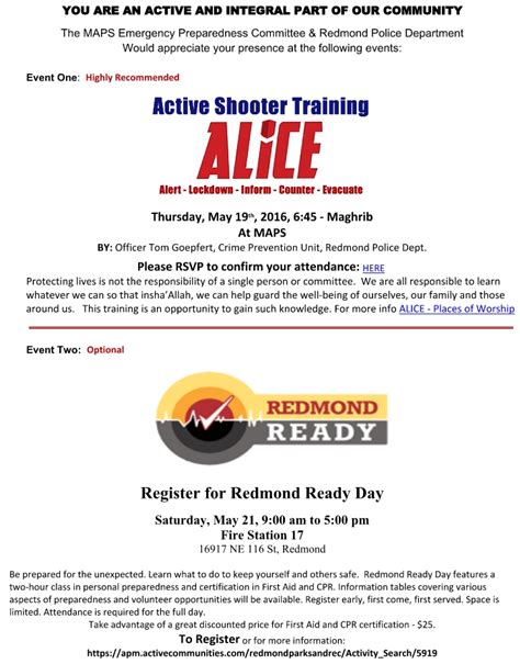 ALICE: Active Shooter Training | Muslim Association of Puget Sound ...