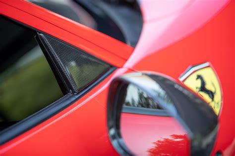 Ferrari F8 side mirror - P1COMPOSITES: ADVANCED CARBON FIBER COMPOSITES