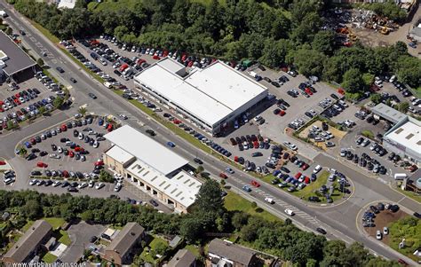 RRG Toyota Stockport from the air | aerial photographs of Great Britain by Jonathan C.K. Webb