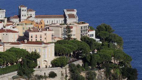 Stock video of aerial view monaco-ville cathedrale de monaco | 4897850 ...