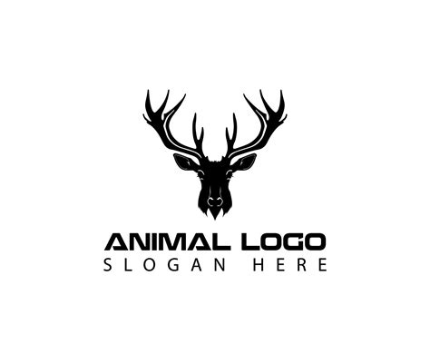 creative deer head logo design Deer vector art 29104863 Vector Art at ...