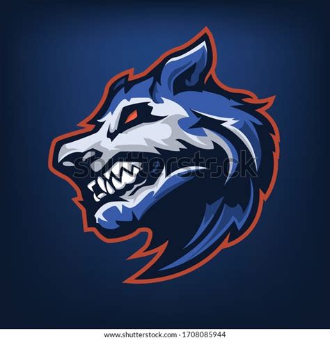 Wolf Mascot Clipart