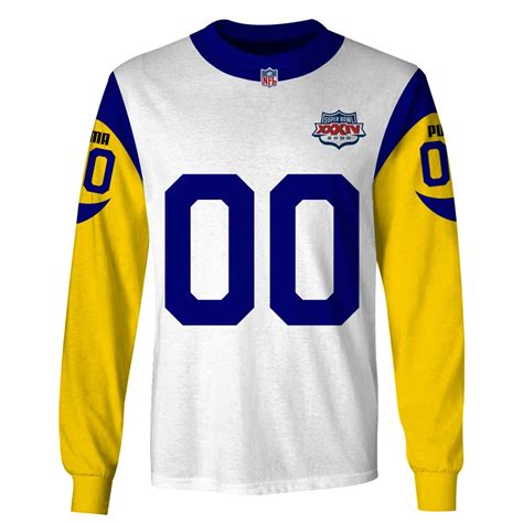 Personalized Los Angeles Rams 1999 Vintage Throwback Champion Jersey ...