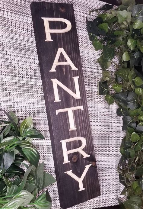 vertical pantry sign, farmhouse pantry sign, distressed pantry sign, wood pantry sign, farmhouse ...