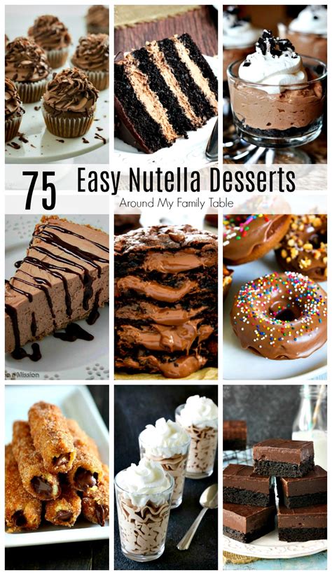 75 Nutella Dessert Recipes - Around My Family Table