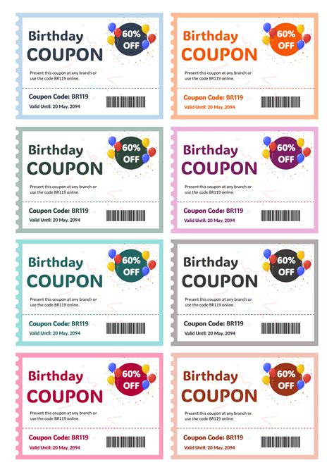 Cashback Birthday Coupon Template - Word | Google Docs - Highfile