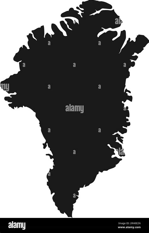 Greenland map Cut Out Stock Images & Pictures - Alamy