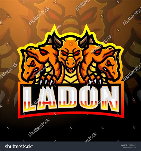 Ladon mascot esport logo design - Royalty Free Stock Vector 1978260161 - Avopix.com