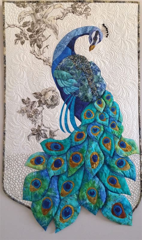 Art Quilting Studio Summer 2018 | Peacock crafts, Quilting studio, Quilting designs