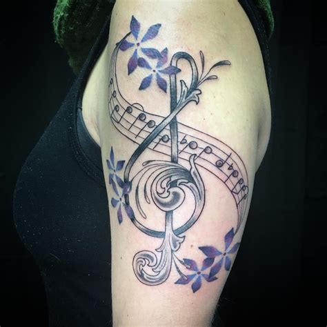 75+ Best Music Tattoo Designs & Meanings - Notes & Instruments (2019)