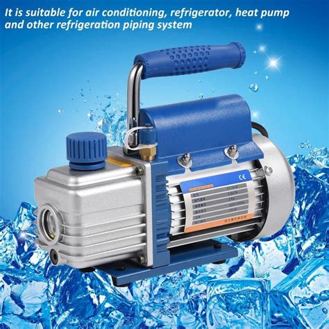 150W 220V Portable Air Vacuum Pump for Air Conditioning / Refrigerator Cast Steel Electric ...