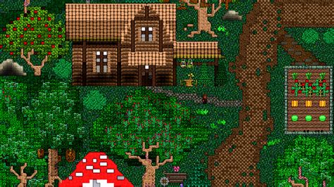 This Terraria build is a perspective-shifting Stardew Valley tribute