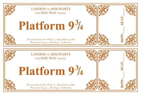 Free Harry Potter Vacation Announcement Printable