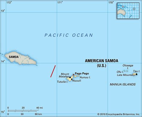 Samoa And Hawaii Map