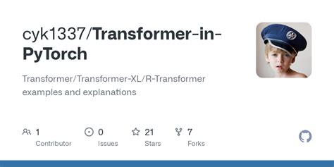 GitHub - cyk1337/Transformer-in-PyTorch: Transformer/Transformer-XL/R ...