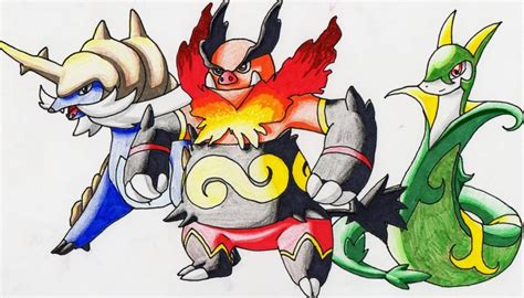 Pokemon Starter Evolutions Gen 5