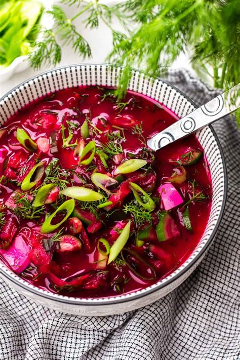 Cold Beet Soup - Veronika's Kitchen