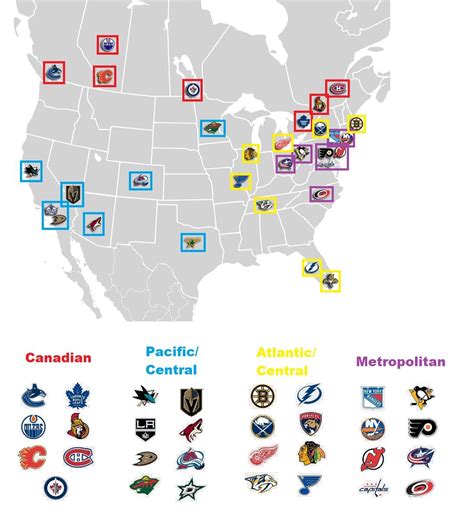 nhl-divisions-2021 - NHL Trade Rumors