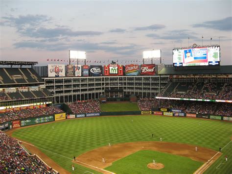 Ballpark Arlington Stadium Seating Chart | Elcho Table