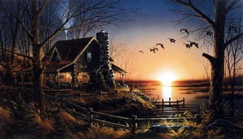 Terry Redlin Comforts of Home | Cabin art, Terry redlin, Terry redlin paintings