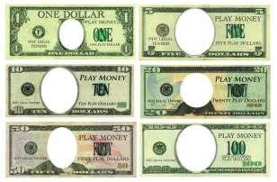 Play Money Template Insert | Play money template, Printable play money, Play money