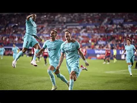 Osasuna v Barcelona | Match Highlights | LaLiga EA Sports Matchday 4 | SuperSport