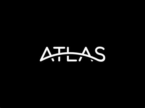 Atlas | Text logo design, Typo logo design, Identity design logo