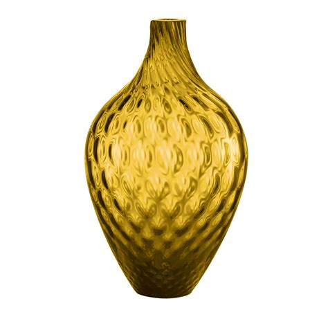 Samarcanda Tall Balloton Golden Decorative Vase NasonMoretti | Artemest