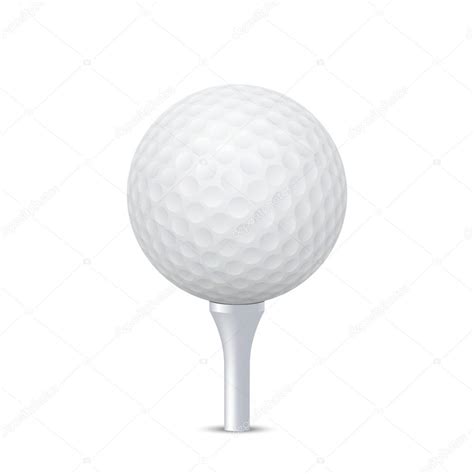 Vector golf ball on tee Stock Vector Image by ©Gomolach #69347211