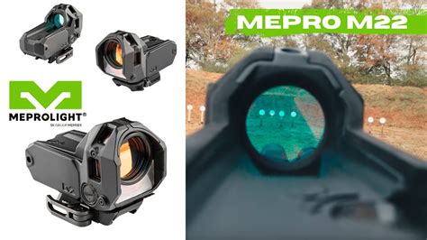 Mepro M22 Red Dot DayNight Self Illuminated Reflex Sight - YouTube