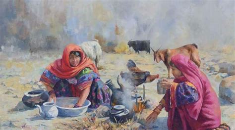 Pashtun Culture Depicted In PAINTINGS "Game Of Thrones Rabab Music"