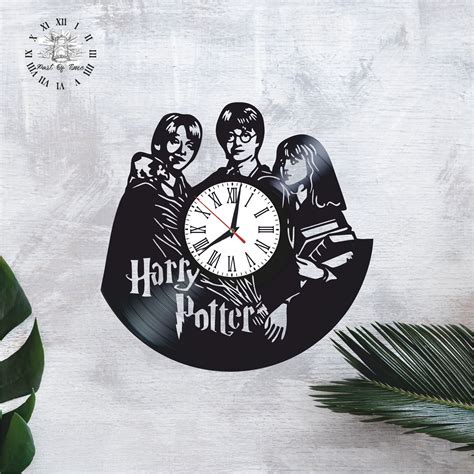 Harry Potter Vinyl Clock Wall Clock Home Decoration Movie | Etsy