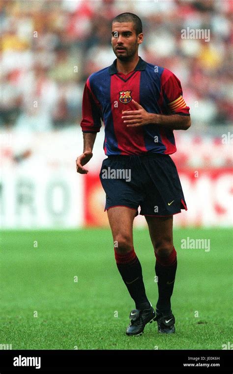 JOSEP PEP GUARDIOLA FC BARCELONA 05 August 2000 Stock Photo - Alamy