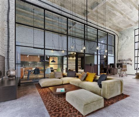 40 Incredible Lofts That Push Boundaries | Loft interiors, Loft living space, Luxury living room ...