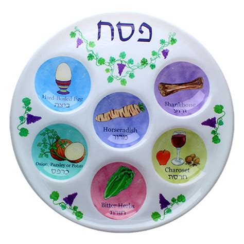 Amazon.com : Disposable Plastic Seder Plate for Passover (Pack of 5) : Everything Else