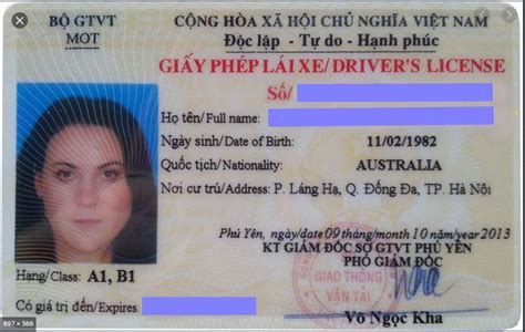 Vietnamese Driving license | Everything You Need to Know