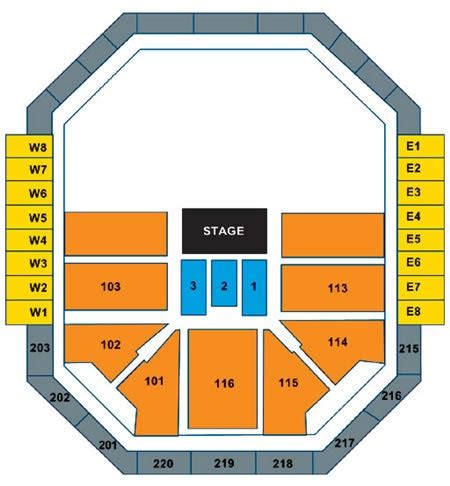 Seating Charts | Chartway Arena