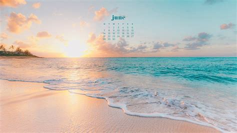 June 2021 wallpaper calendars – 30 FREE, cute, and colorful options!