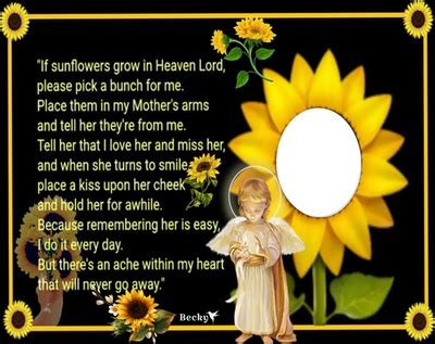 if sunflowers grow in heaven Design Template | Pixiz