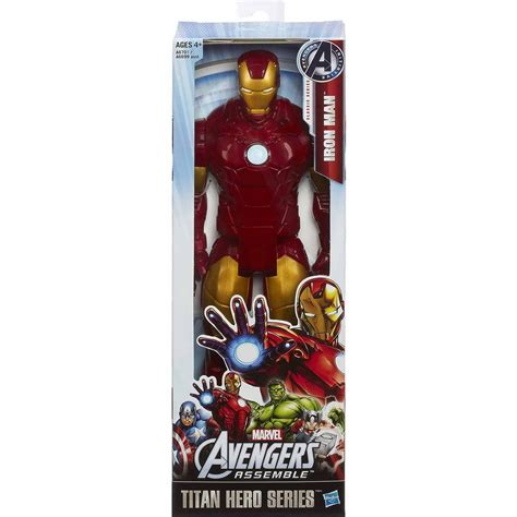 avengers series marvel assemble titan hero iron man 12" action figure ...