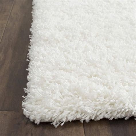 Safavieh California Shag SG151-1010 White Area Rug | Free Shipping