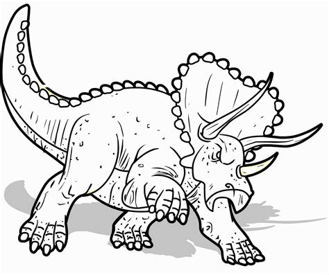 T Rex Dinosaur Coloring Pages