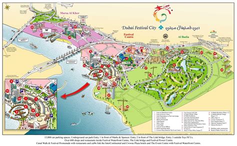 Floor Plan Dubai Festival City Mall Map