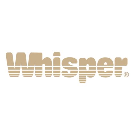 Whisper logo, Vector Logo of Whisper brand free download (eps, ai, png ...