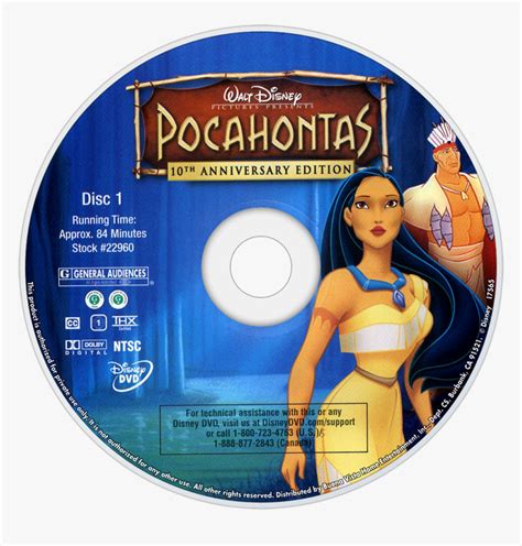 Pocahontas 10th Anniversary Edition 2 Disc Dvd, HD Png Download - kindpng