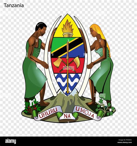 Symbol of Tanzania. National emblem Stock Vector Image & Art - Alamy