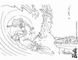 Surfing Girl Coloring Pages sketch template