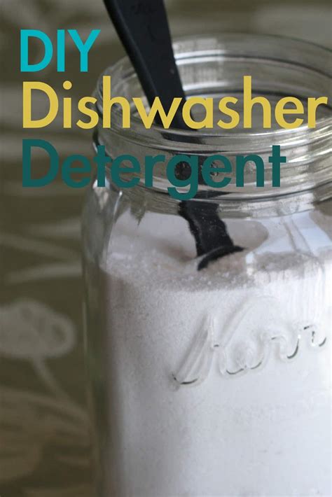 How to Make Dishwasher Detergent- All She Cooks