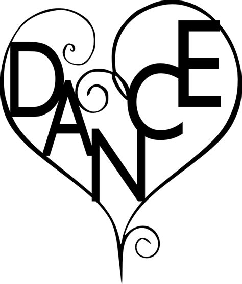 Word Art Dance Coloring Pages